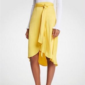 🍋 NWT Ann Taylor Yellow Maxi Skirt